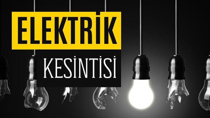 5 saatlik elektrik kesintisi