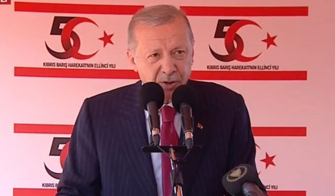 Erdoğan: KKTC bizim göz bebeğimizdir, canımızdan bir parçadır