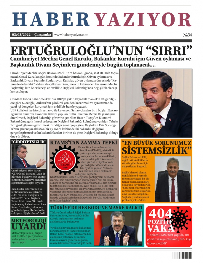 Günün manşeti (03.03.2022)