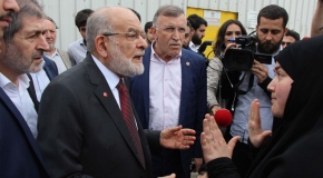 Temel Karamollaoğlu, 15 Temmuz şehidinin eşiyle tartıştı