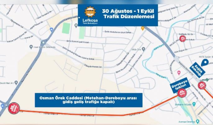 LTB duyurdu: 30 Ağustos-1 Eylül arası trafik düzenlemesi yapılacak