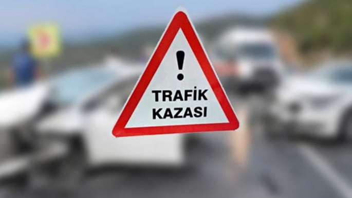 Ötüken çemberinde trafik kazası!