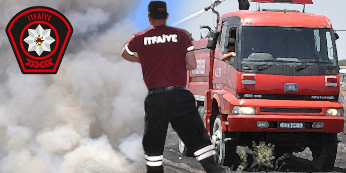 Seyir halindeki aracın motoru alev aldı